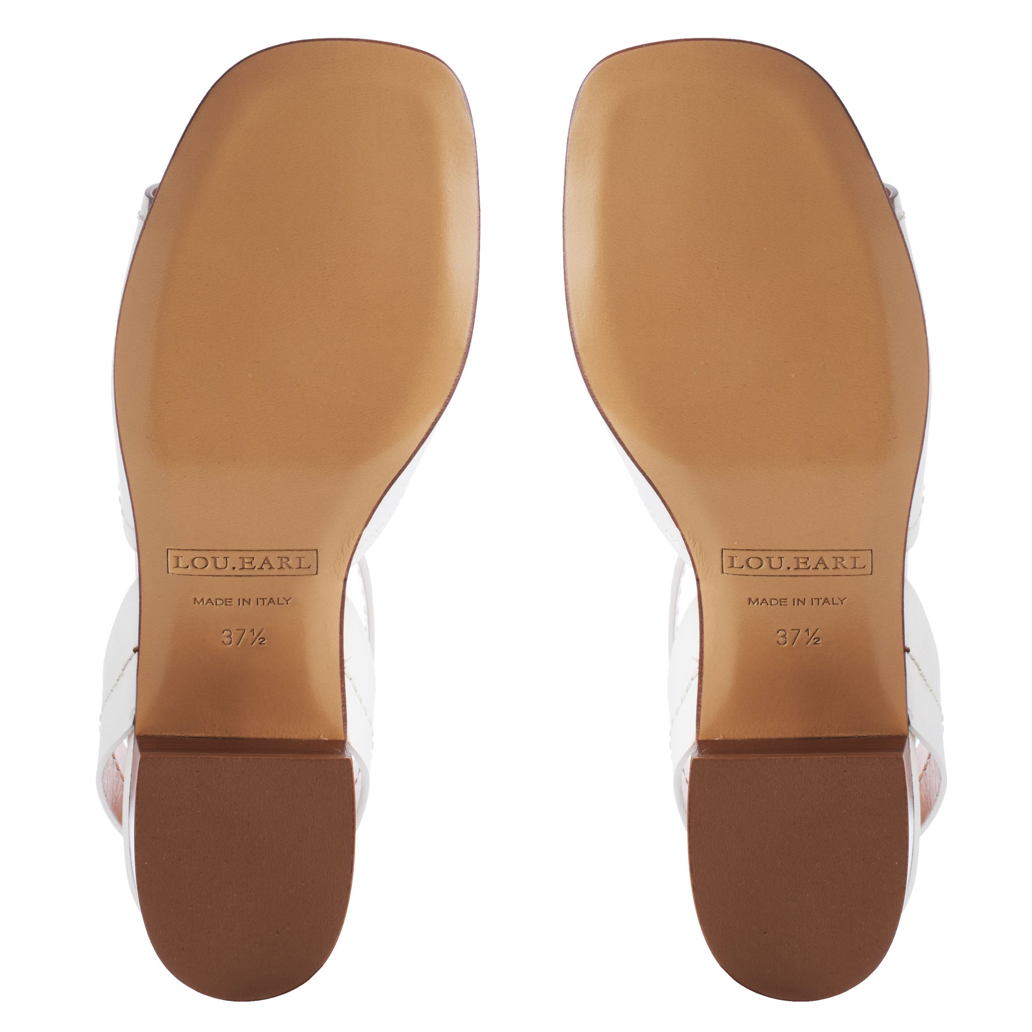 square toe leather outsole heel shoes