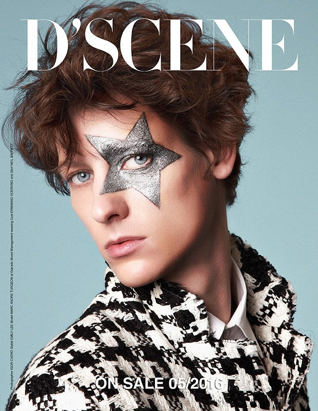 D'Scene Fashion Magazine Cover inspired by David Bowie