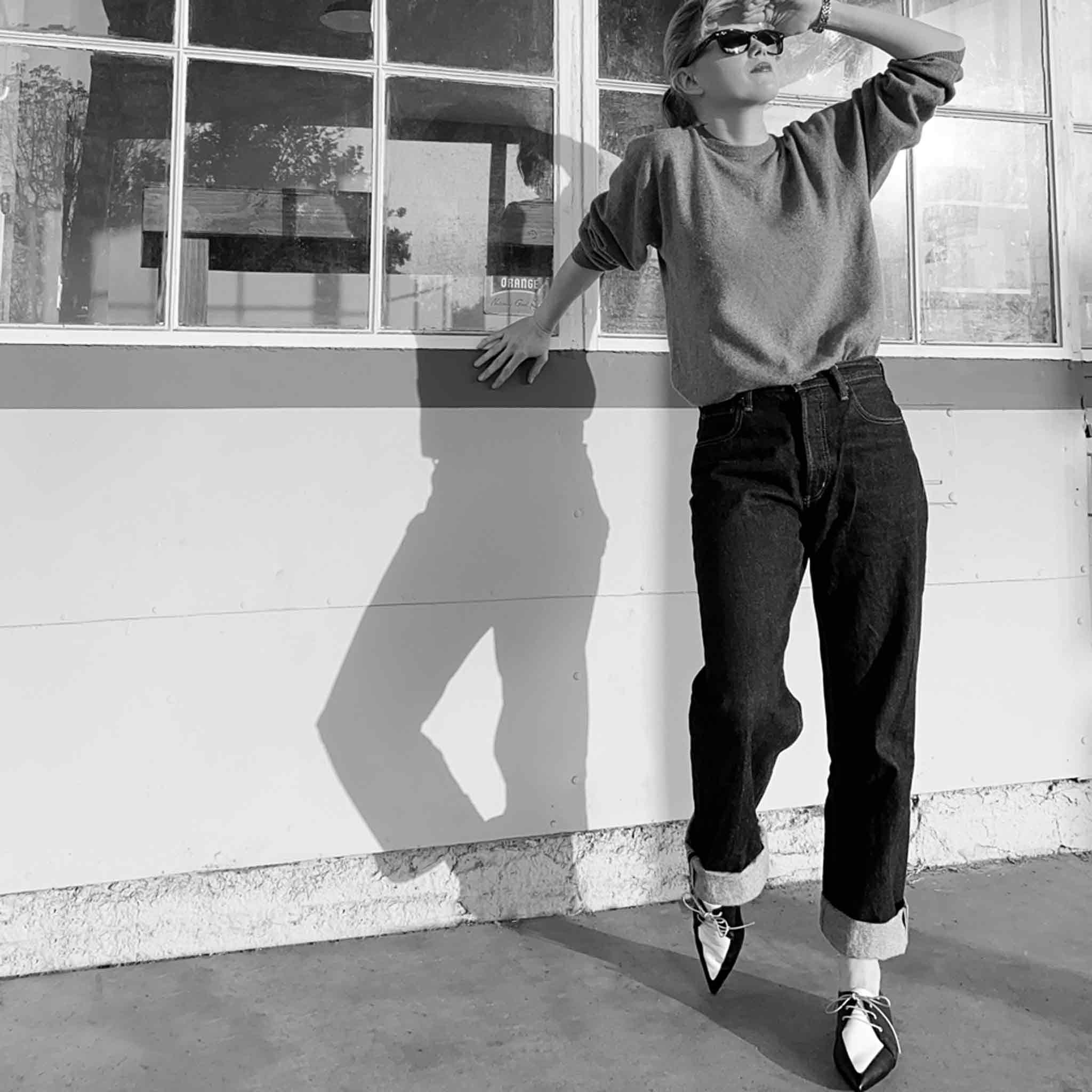 womens fashion designer Laura Unruh who founded, designs, and runs the entire women's brand herself.